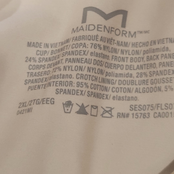 Maidenform bodyshaper all over firm one piece 2XLG nude - Picture 5 of 11